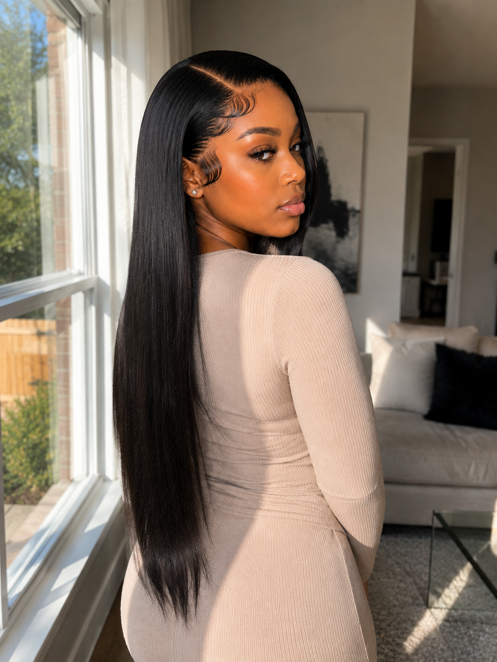 HD 5x5 Glueless Straight Wig