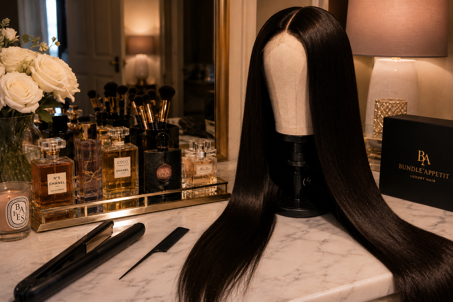 HD 5x5 Glueless Straight Wig