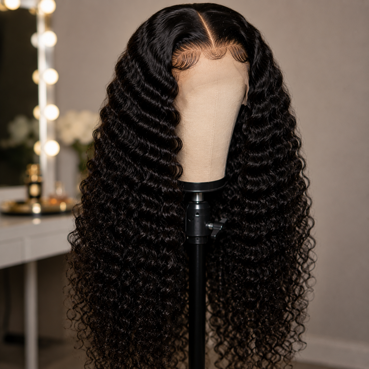 HD 5x5 Glueless Deep Wave Wig