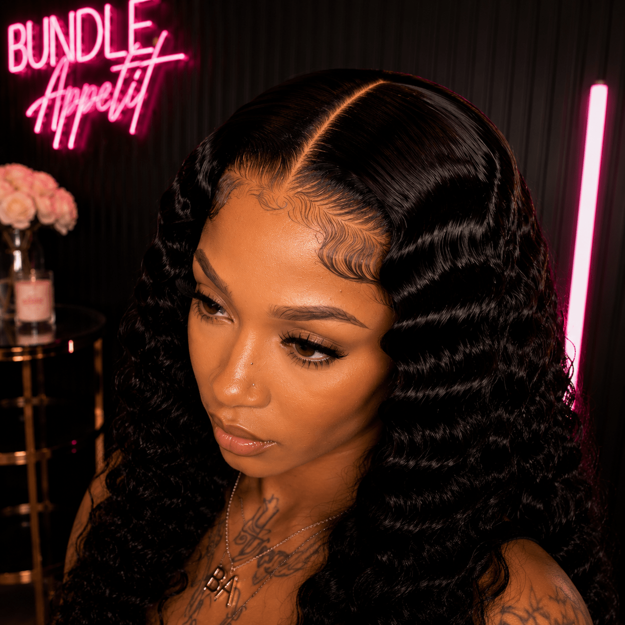 HD 5x5 Glueless Deep Wave Wig