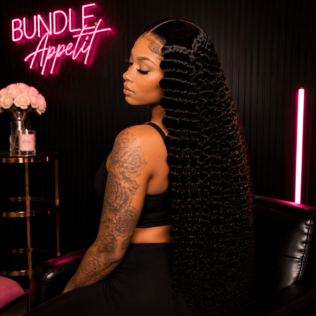 HD 5x5 Glueless Deep Wave Wig