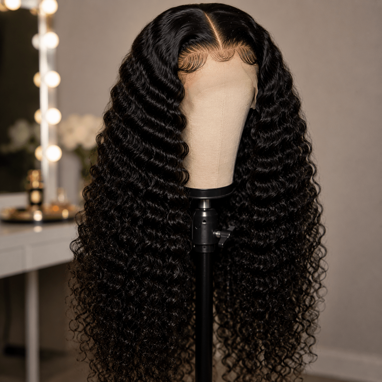 HD 5x5 Glueless Deep Wave Wig