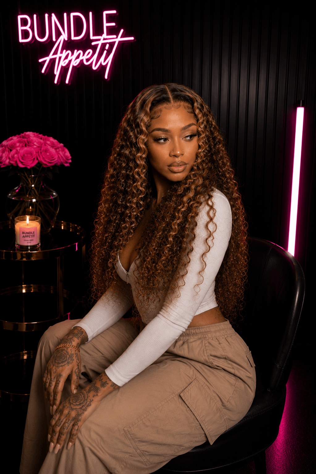 Honey Blonde Deep Wave HD Lace Wig