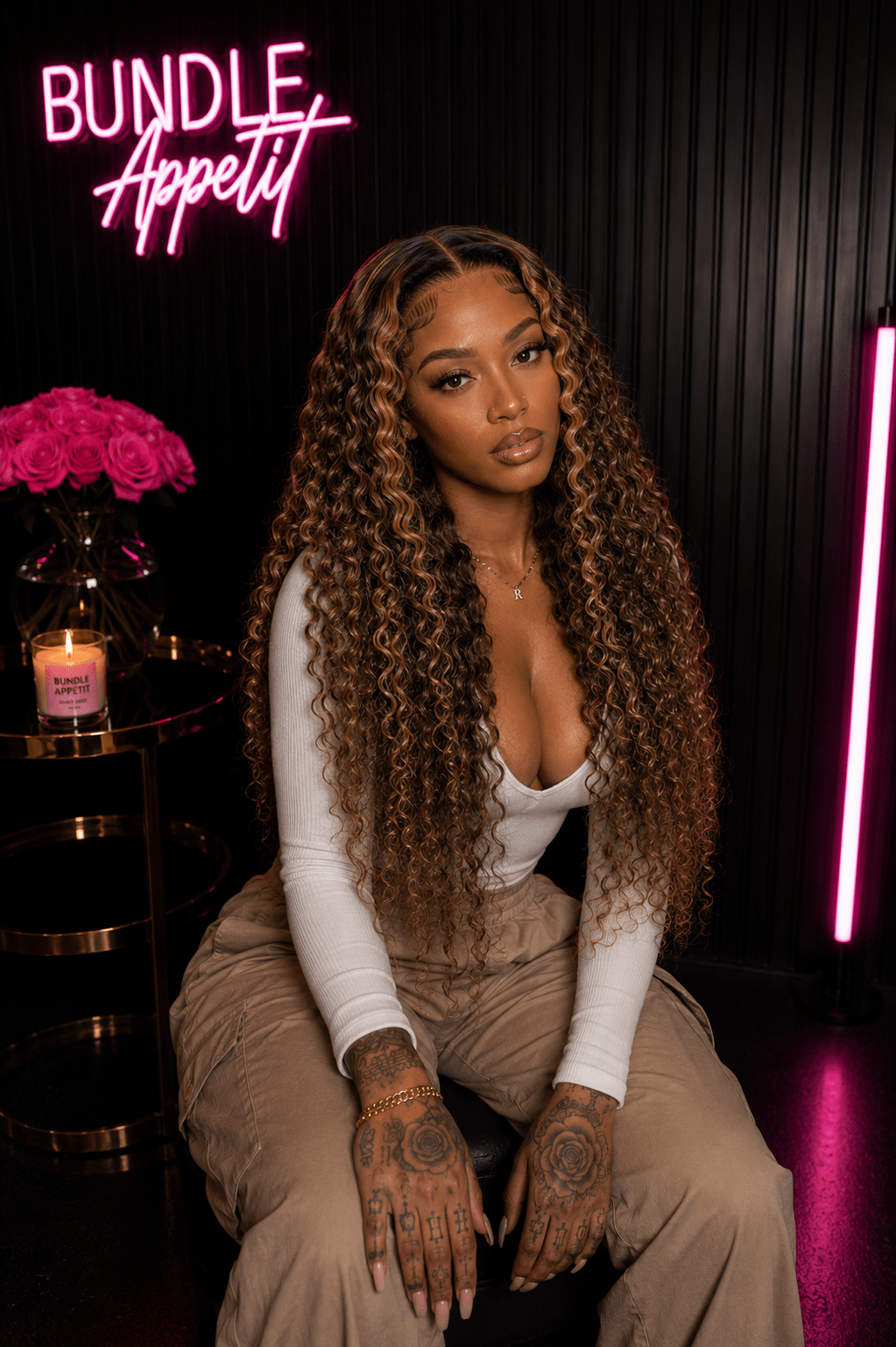 Honey Blonde Deep Wave HD Lace Wig